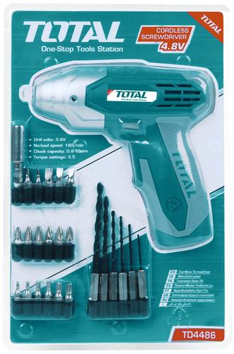 Total TD4486 4.8V Cordless Screwdriver Kit - ToolsSavvy.ph