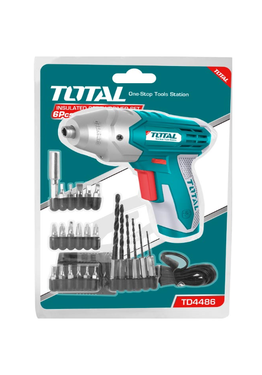 Total TD4486 4.8V Cordless Screwdriver Kit - ToolsSavvy.ph