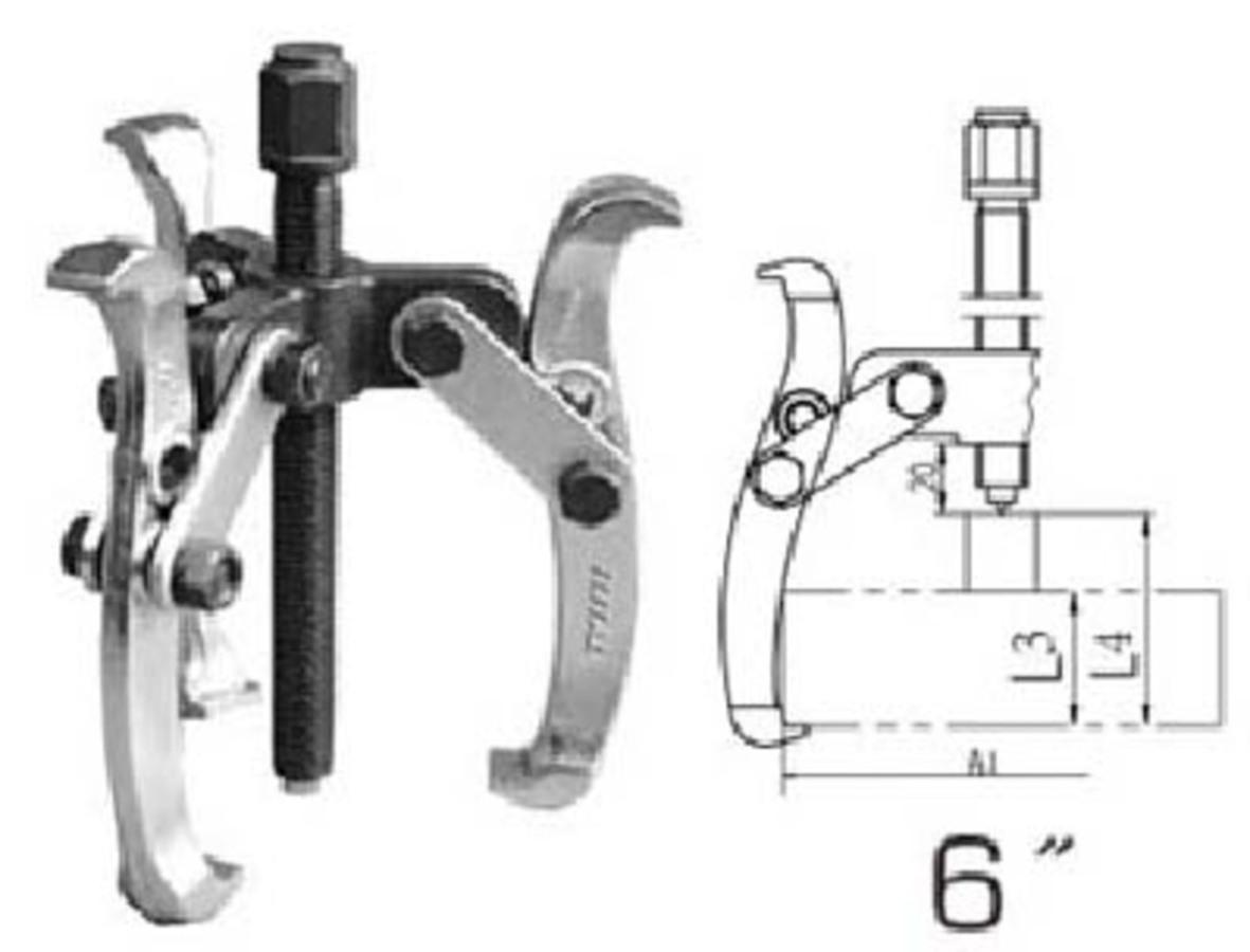 Total THTGP366 Three Jaws Gear Puller 6" - ToolsSavvy.ph