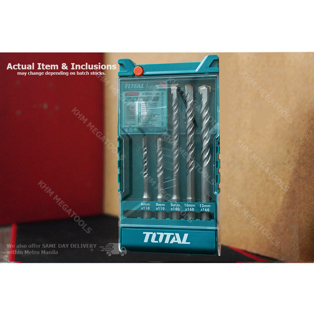 Total TAC190501 SDS-plus Drill Bit Set - ToolsSavvy.ph