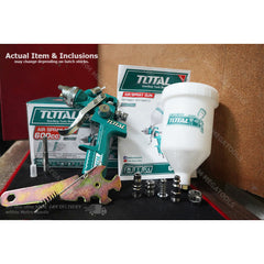 Total TAT10601 HVLP Air PaintSpray Gun (600cc) (Gravity) - ToolsSavvy.ph