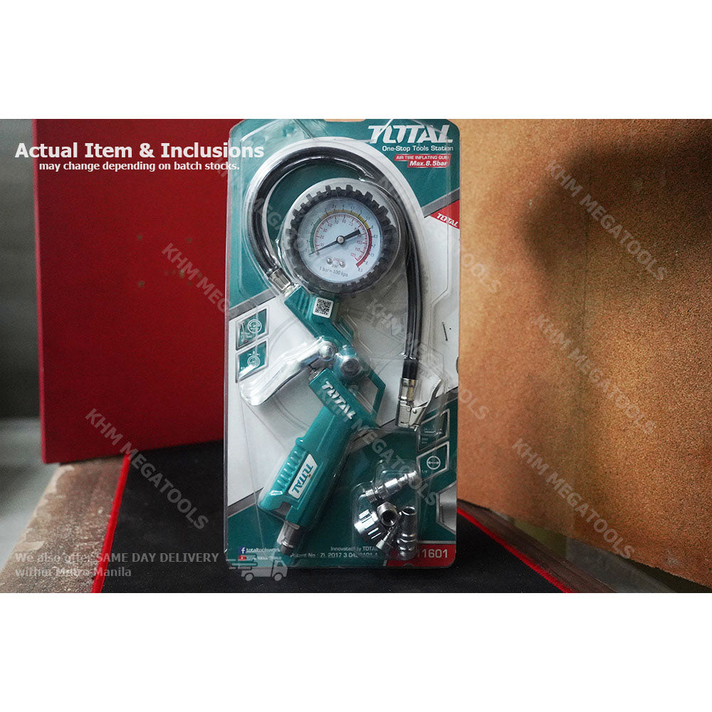 Total TAT11601 Tire Inflator Gun with Gauge - ToolsSavvy.ph