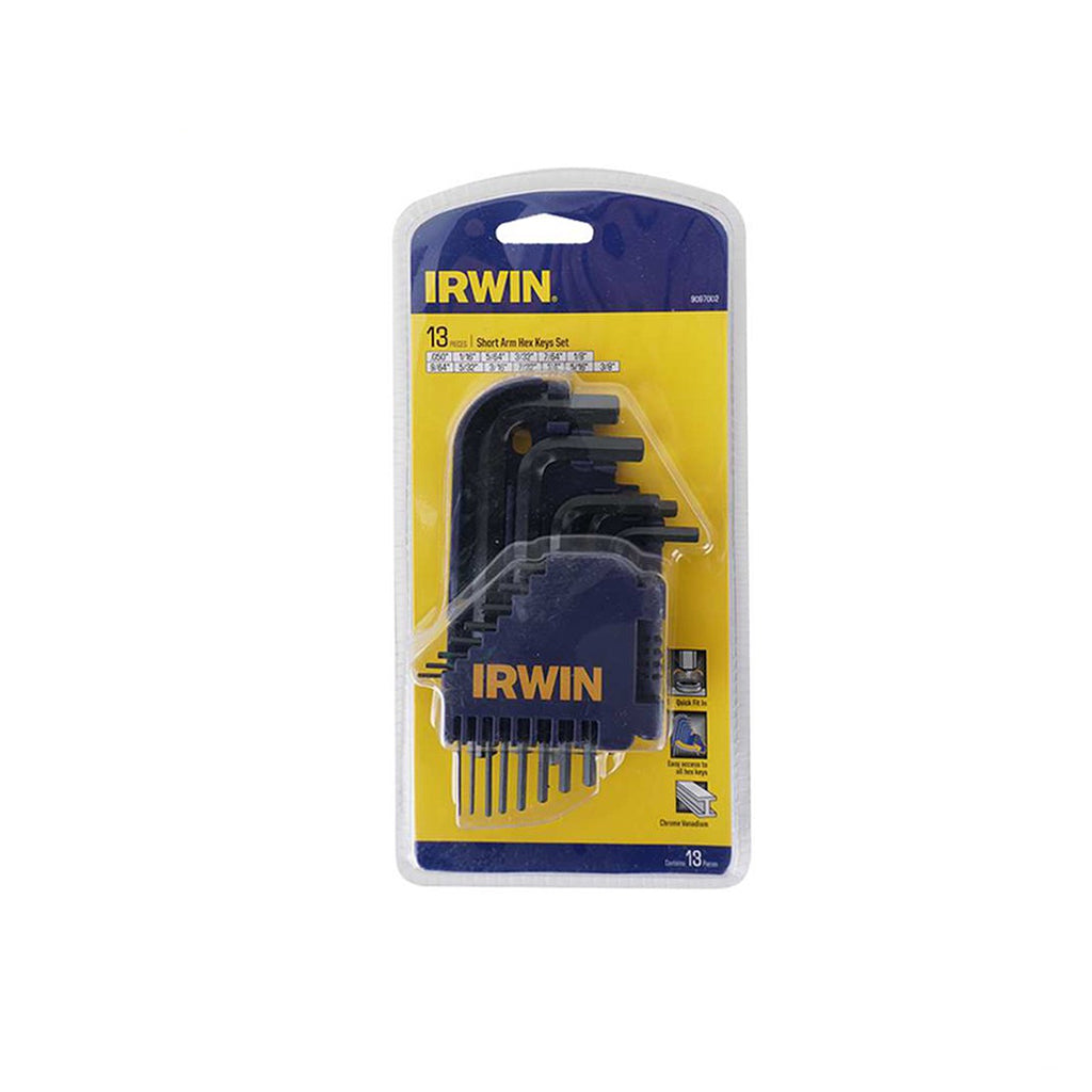 Irwin T9097002 Hexagonal Allen Wrench Set 13pcs [Short] (Inch) - ToolsSavvy.ph