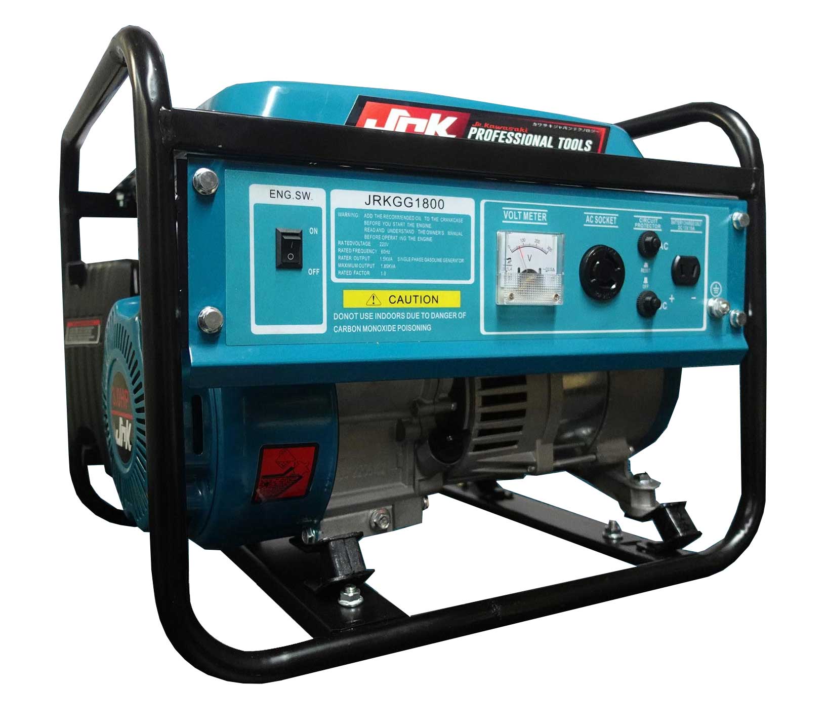 JR Kawasaki JRKGG1800 Gasoline Generator 1800W - ToolsSavvy.ph Main image