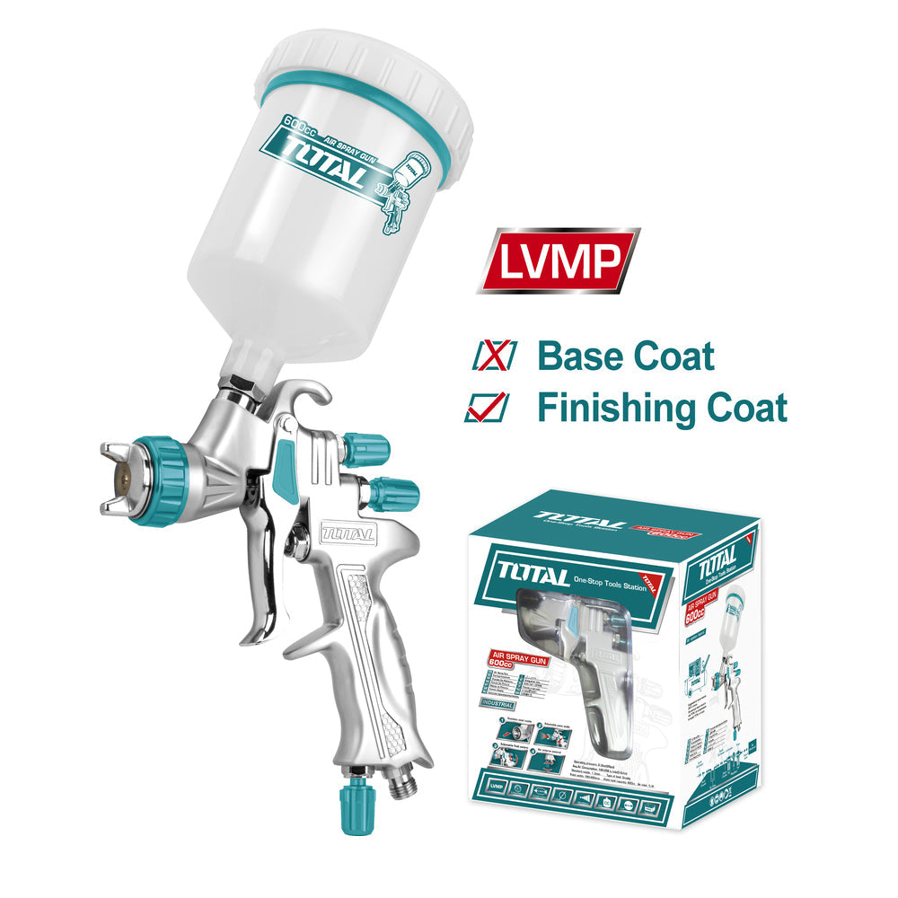 Total TAT10605 Gravity Type Paint Spray Gun 6000cc (LVMP) - ToolsSavvy.ph