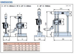 Mitutoyo 192-613-10 Digital Height Gauge 300mm (HD30A) - ToolsSavvy.ph