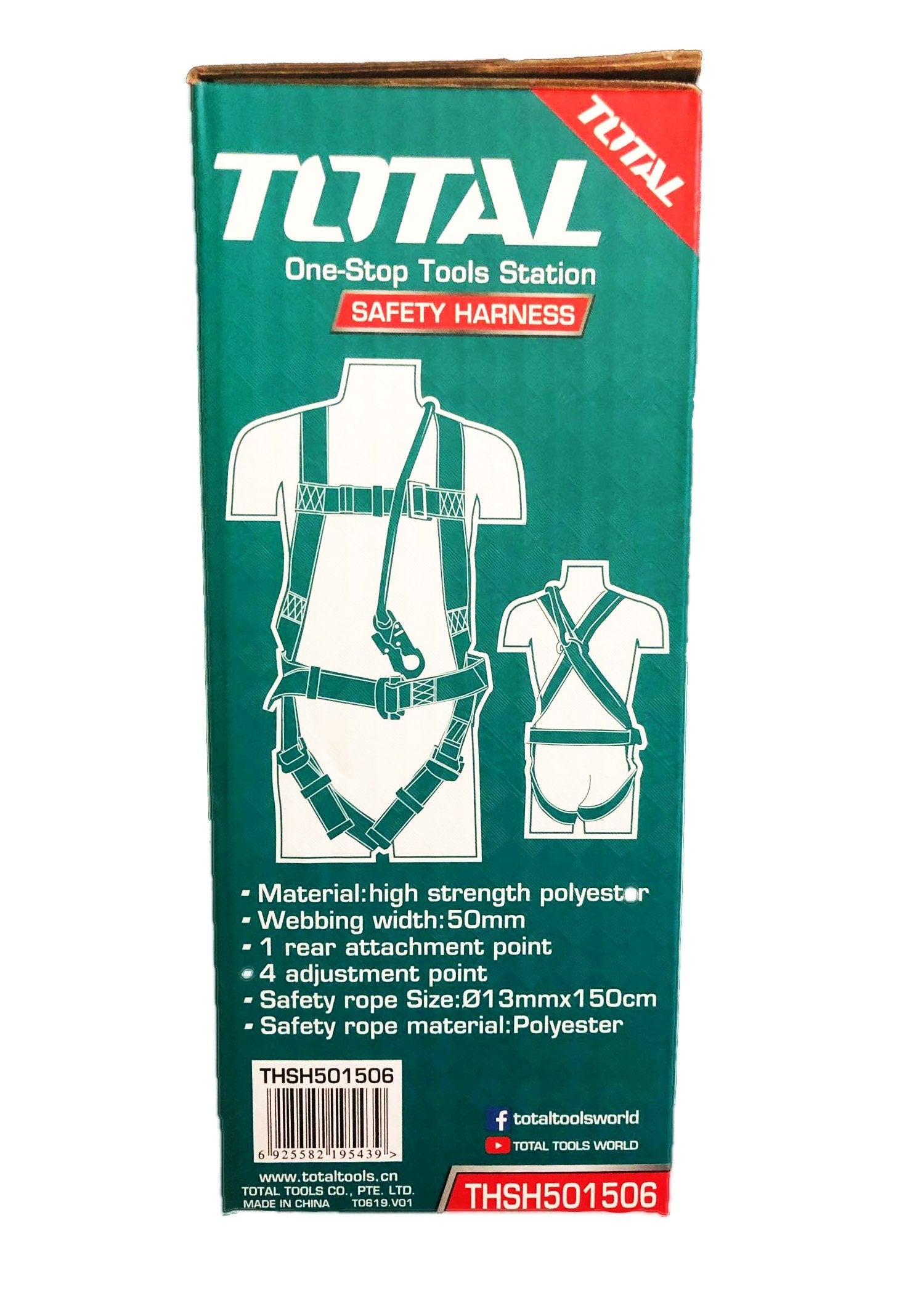 Total THSH501506 Full Body Safety Harness - ToolsSavvy.ph