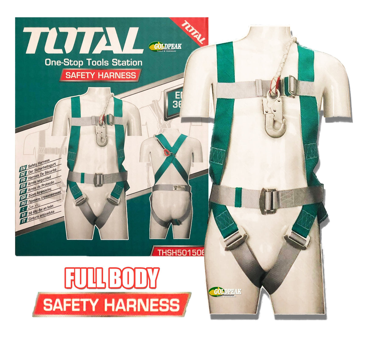 Total THSH501506 Full Body Safety Harness - ToolsSavvy.ph