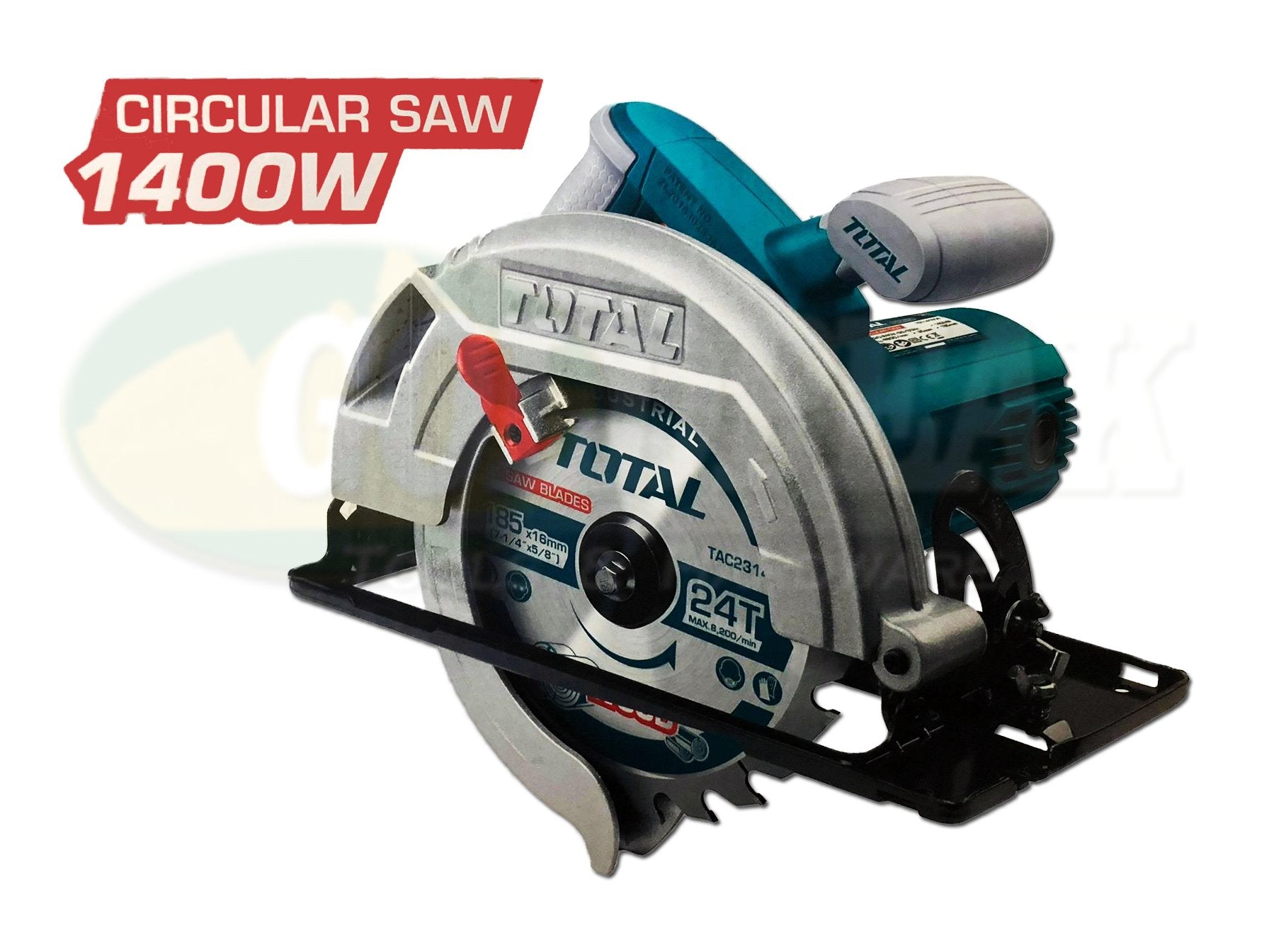 Total TS1141856 Circular Saw 7-1/4" 1400W - ToolsSavvy.ph