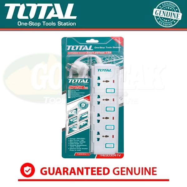 Total THES03041V Extension Cord Set (4 Sockets) - ToolsSavvy.ph