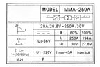 Hokage MMA 250 DC Inverter Welding Machine - ToolsSavvy.ph