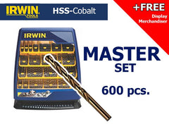 Irwin T6000053 Master Set 600 pcs HSS Cobalt Drill Bit - ToolsSavvy.ph