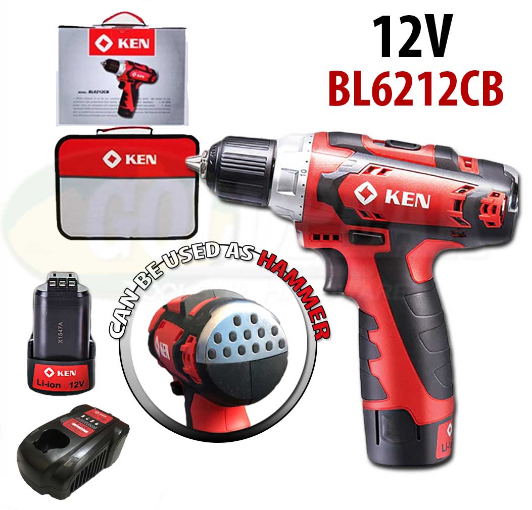 Ken BL6212CB 12V Cordless Drill - Driver - ToolsSavvy.ph