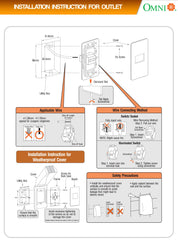 Omni P1-EG Convenience Outlet with Ground in Plate (Flush Type) - ToolsSavvy.ph