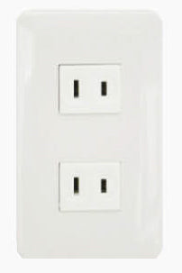 Omni P2-ER 2pc Regular Outlet in Plate (Flush Type) - ToolsSavvy.ph