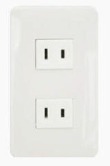 Omni P2-ER 2pc Regular Outlet in Plate (Flush Type) - ToolsSavvy.ph