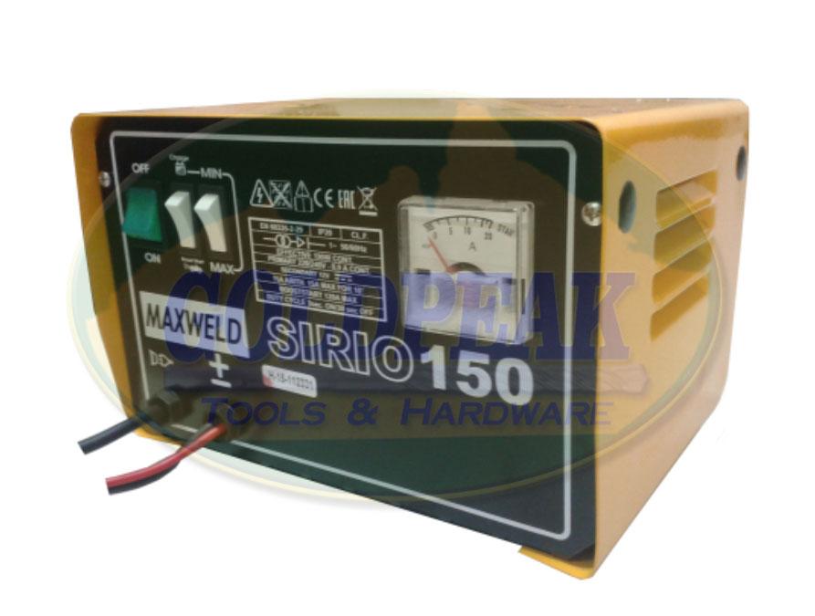 Maxweld Sirio 150 Portable Car Battery Charger & Starter - ToolsSavvy.ph