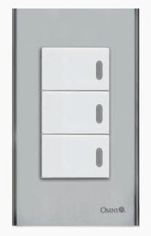 Omni SP3-S14 3pc 1-Way Illuminated Switch in Stainless Plate 16A (Wide Series) - ToolsSavvy.ph