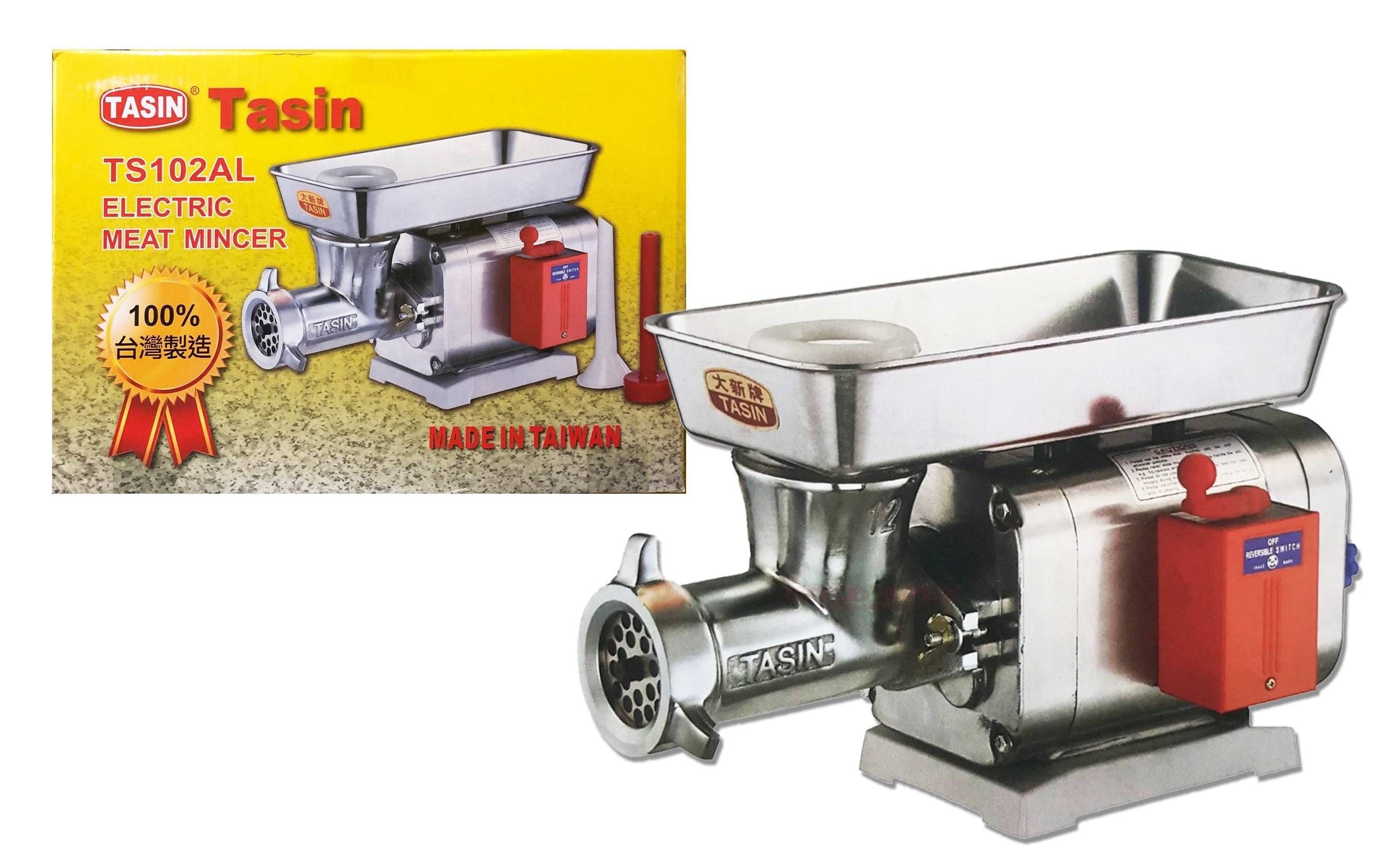 Tasin TS-102AL Stainless Electric Meat Mincer / Grinder - ToolsSavvy.ph