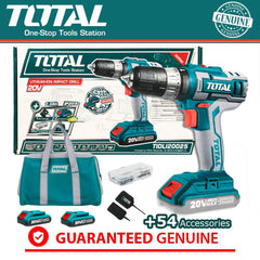 Total TIDLI20025 20V Cordless Hammer Drill - ToolsSavvy.ph