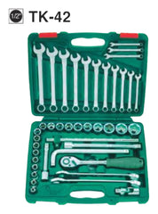 Hans TK-42 42pcs. Socket & Combination Wrench Set 1/2' Drive - ToolsSavvy.ph