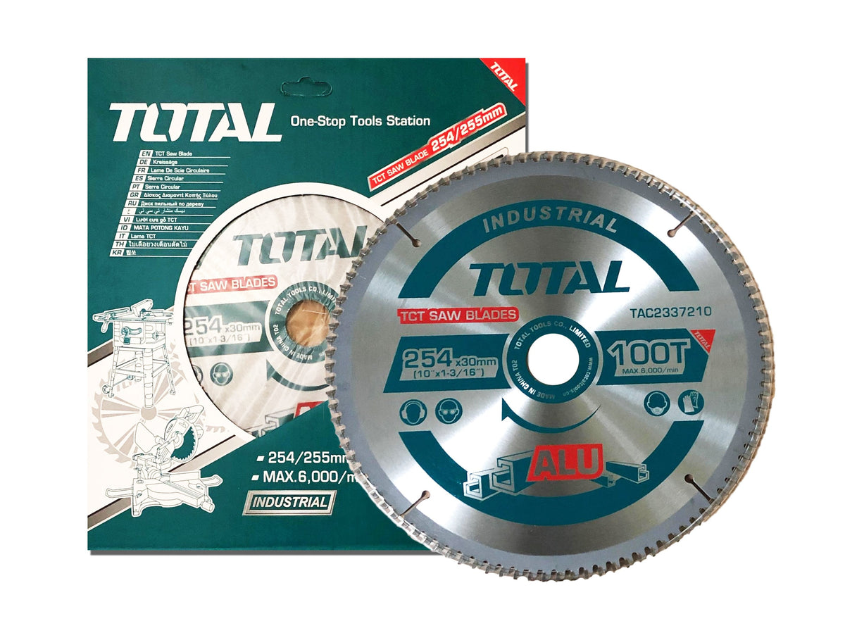 Total TAC2337210 Circular Saw Blade 10" for Aluminum - ToolsSavvy.ph