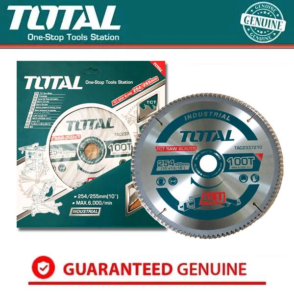 Total TAC2337210 Circular Saw Blade 10" for Aluminum - ToolsSavvy.ph