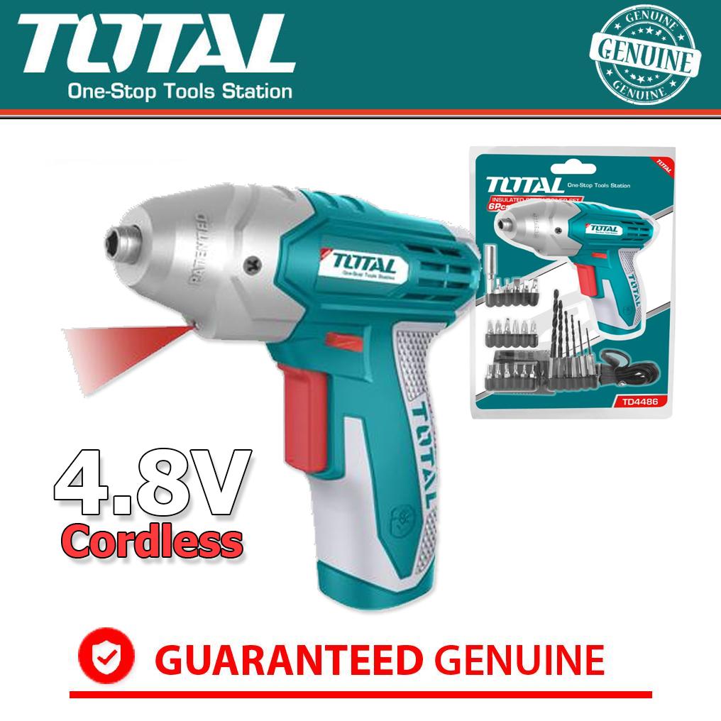 Total TD4486 4.8V Cordless Screwdriver Kit - ToolsSavvy.ph