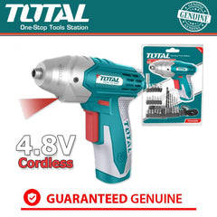 Total TD4486 4.8V Cordless Screwdriver Kit - ToolsSavvy.ph