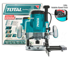 Total TR111226 Plunge Router (2200W) - ToolsSavvy.ph