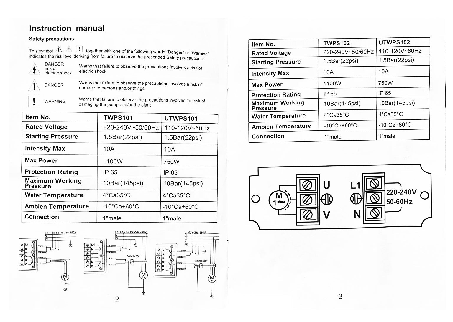 Total TWPS101 Automatic Pump Control 10A - ToolsSavvy.ph