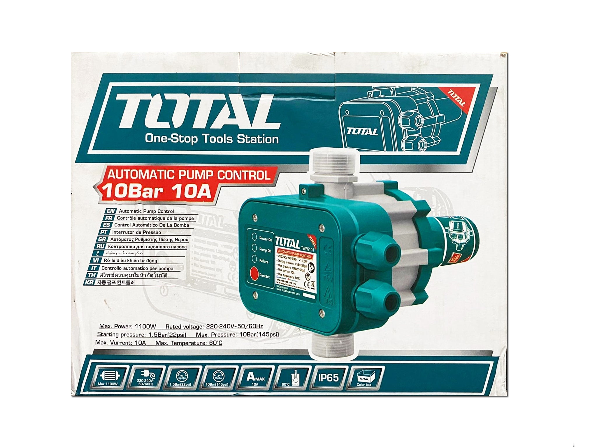 Total TWPS101 Automatic Pump Control 10A - ToolsSavvy.ph