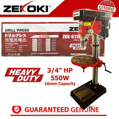 Zekoki ZKK-6116DP Drill Press 550W(3/4HP) - ToolsSavvy.ph