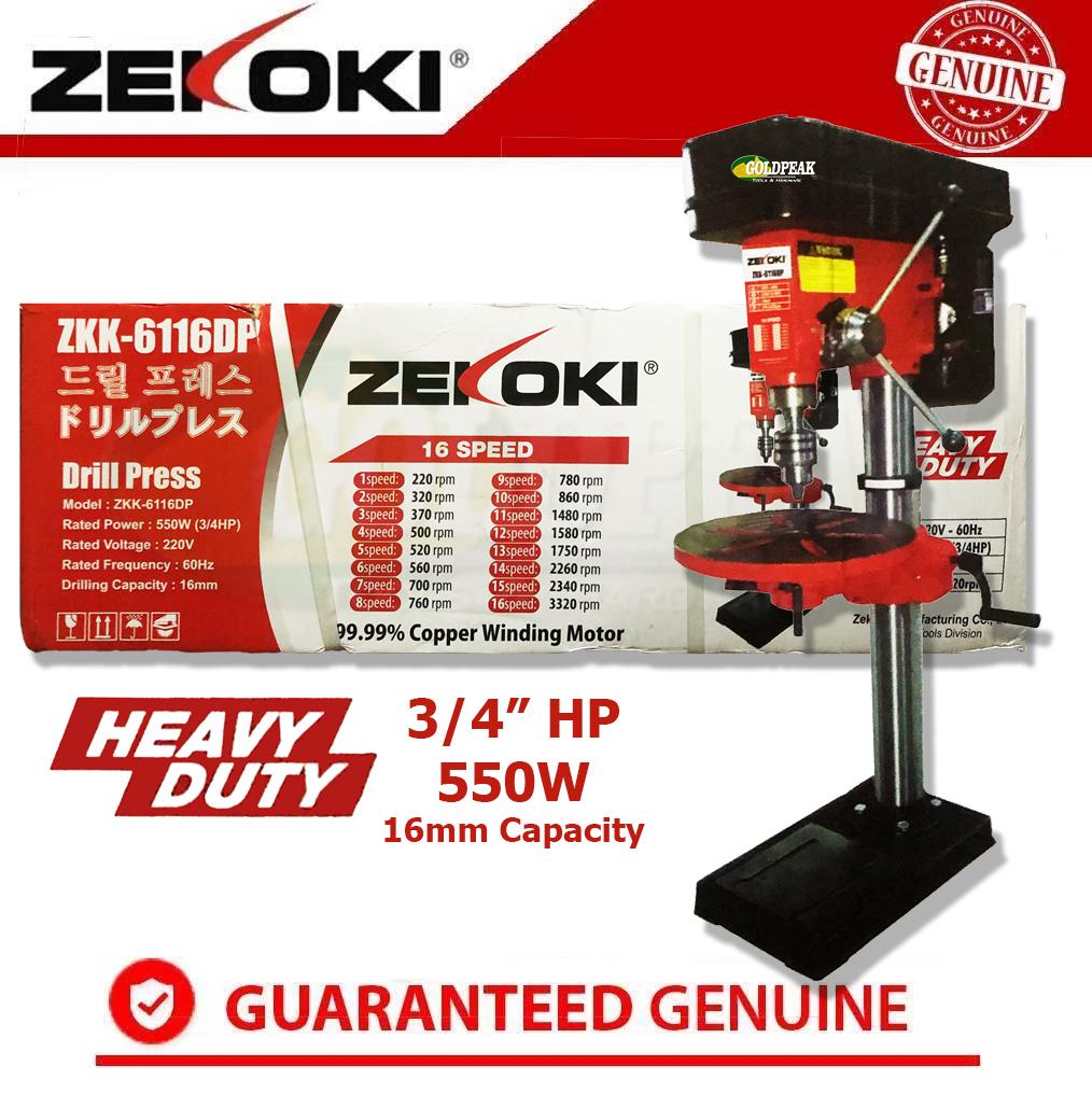 Zekoki ZKK-6116DP Drill Press 550W(3/4HP) - ToolsSavvy.ph